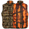 Gilet de chasse Percussion Warm réversible blaze camo