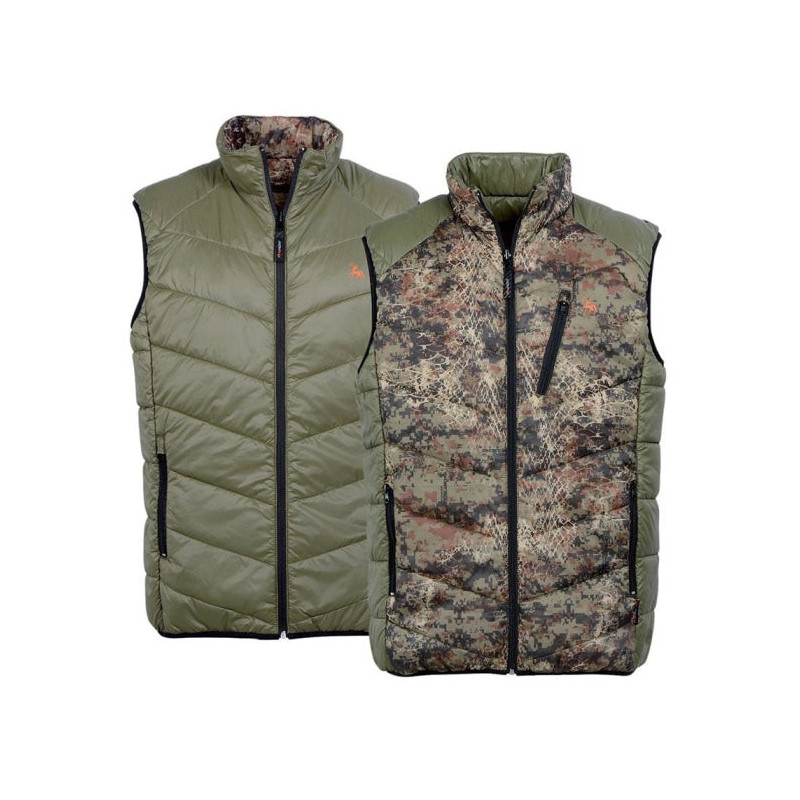 Gilet réversible Verney Carron ProHunt Leopard - Kaki/Snake forest