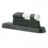 Guidon longitudinal Recknagel Blanc - Diam. 2,5 - Bh 6,5