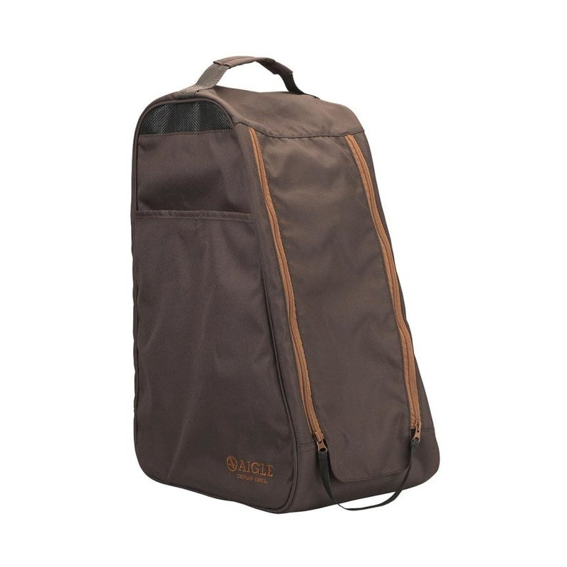 Sac à bottes Aigle Rubberbag marron
