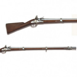 Fusil à poudre Davide Pedersoli 1795 spingfield à silex - Cal. 69 pn
