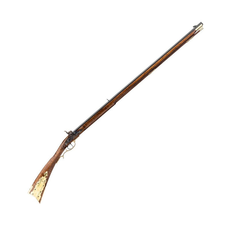 Fusil à poudre noire Davide Pedersoli - Frontier luxe mapple à percussion - Cal. 45 pn