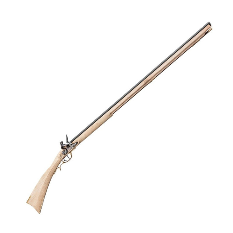 Fusil à poudre noire Davide Pedersoli Frontier luxe mapple à silex - Cal. 54 pn