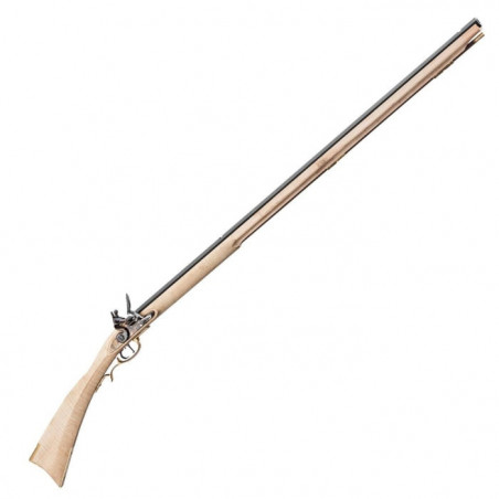 Fusil à poudre noire Davide Pedersoli Frontier luxe mapple à silex - Cal. 54 pn
