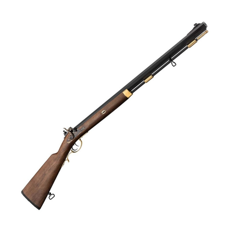 Fusil à poudre noire Davide Pedersoli Hawken hunter à percussion - Cal. 50 pn