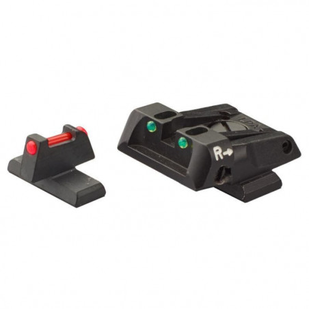 Hausse Réglable et Guidon LPA pour Beretta APX - Fibre Optique