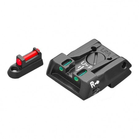 Hausse Réglable et Guidon LPA pour CZ P07/P09 Shadow - Fibre Optique