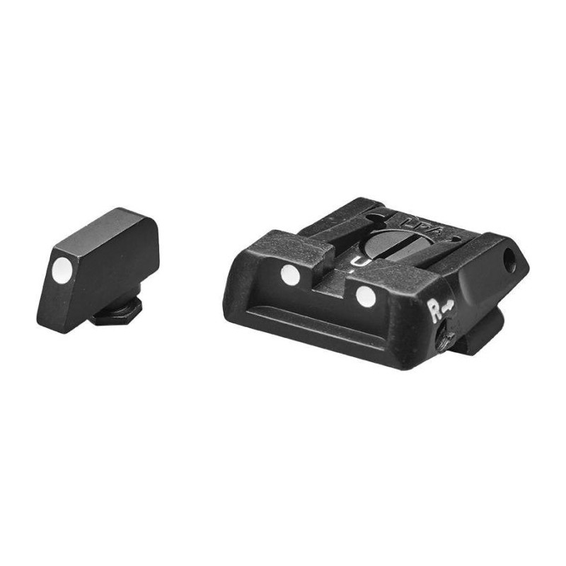 Hausse Réglable et Guidon LPA pour Glock 17 à 35