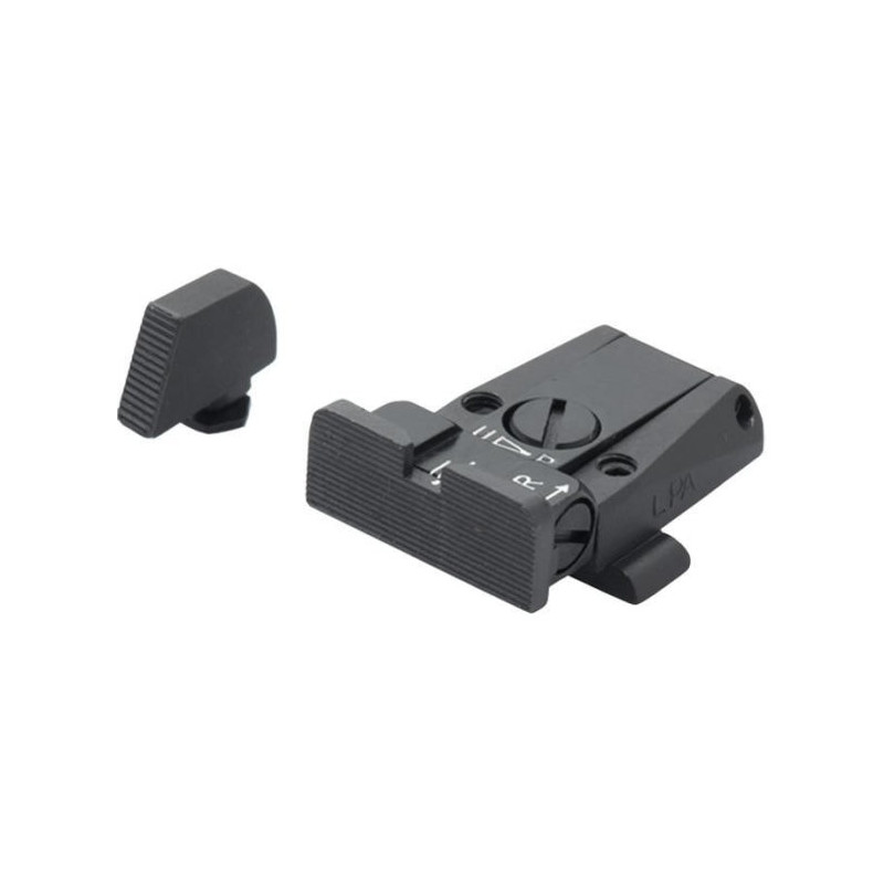 Hausse Réglable et Guidon LPA pour Glock mod.17 à 34