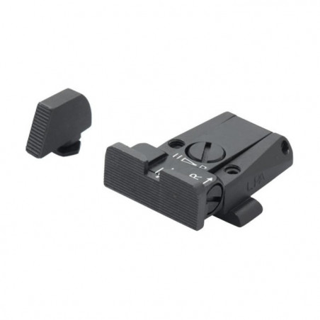Hausse Réglable et Guidon LPA pour Glock mod.17 à 34