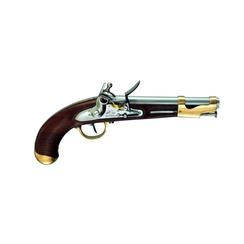 Pistolet à poudre noire Davide Pedersoli AN IX à silex - Cal. 69 pn