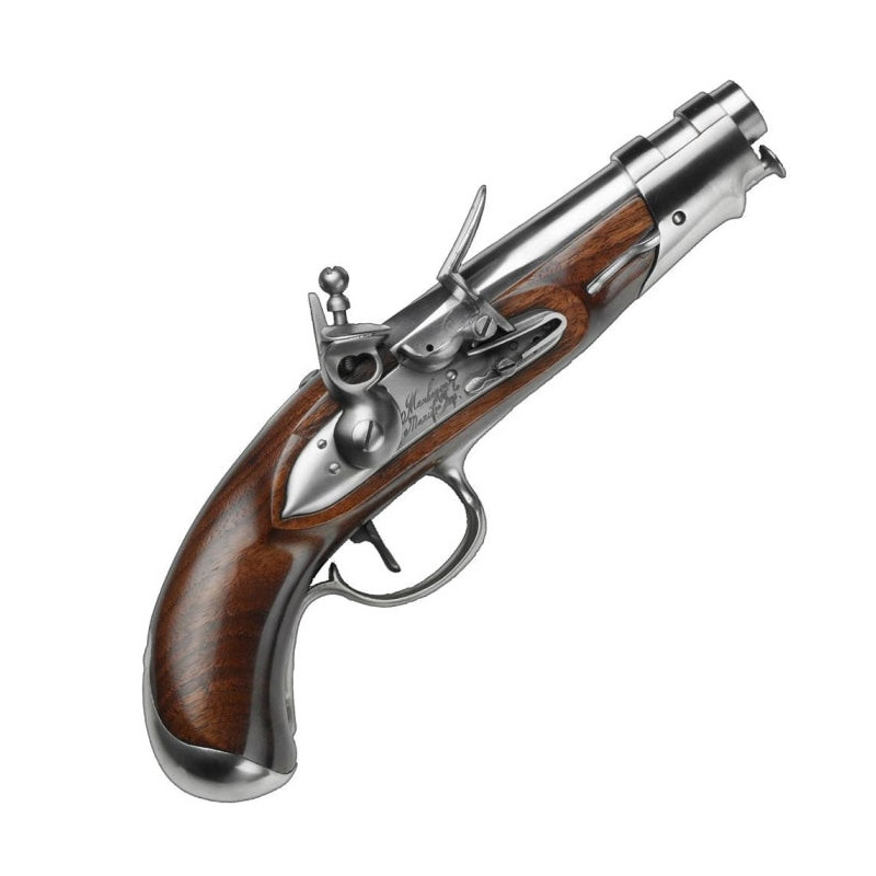 Pistolet à poudre noire Davide Pedersoli AN IX gendarmerie à silex - Cal. 15.2 mm pn