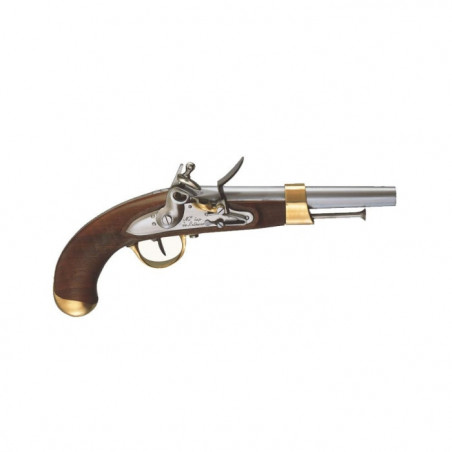 Pistolet à poudre noire Davide Pedersoli AN XIII - Cal. 69 pn