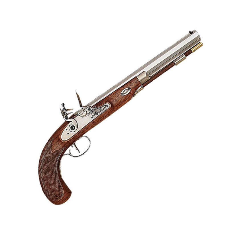 Pistolet à poudre noire Davide Pedersoli Charles Moore Target à silex - Cal. 45 pn