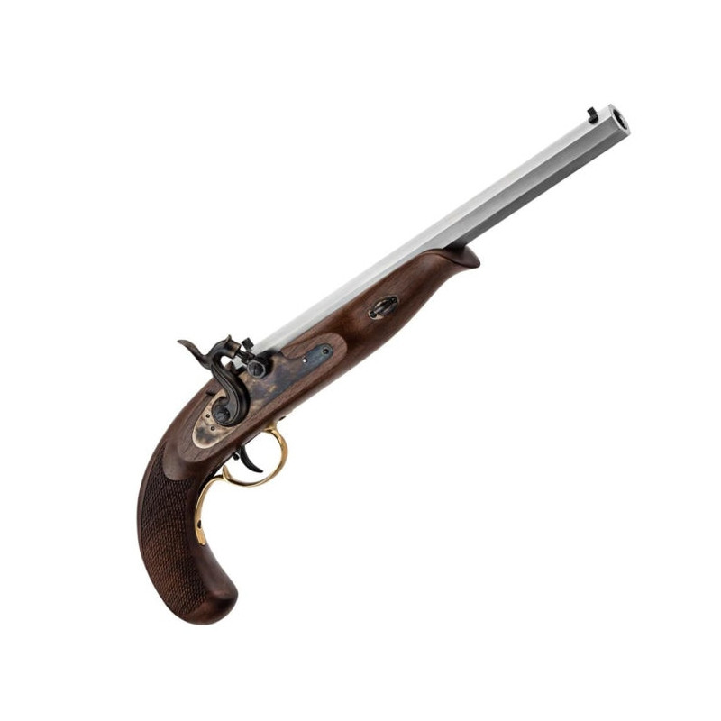 Pistolet à poudre noire Davide Pedersoli Continental Target à Percussion - Cal. 45 pn