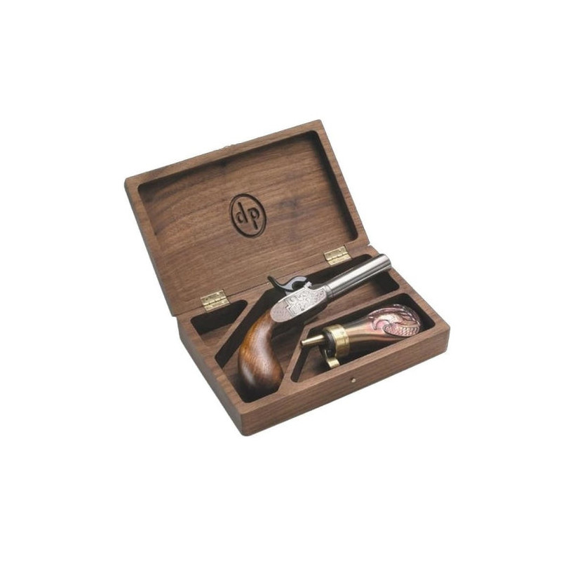 Pistolet à poudre noire Davide Pedersoli Derringer Liegi luxe - Cal. 44 pn