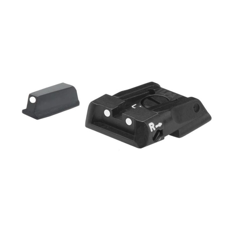 Hausse Réglable et Guidon LPA pour Pistolet Automatique Walther