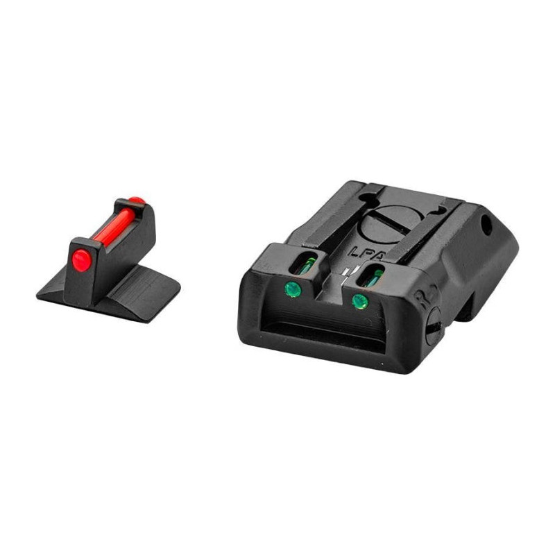 Hausse Réglable et Guidon LPA pour Sig Sauer 1911-22 - Fibre Optique