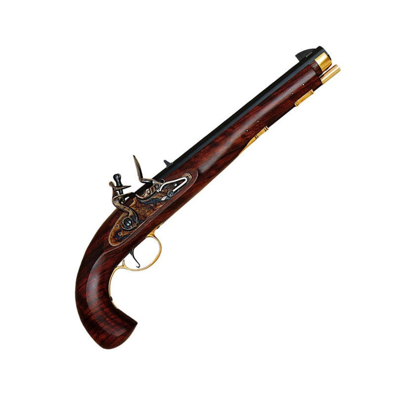 Pistolet à poudre noire Davide Pedersoli Kentucky à silex - Cal. 45 pn
