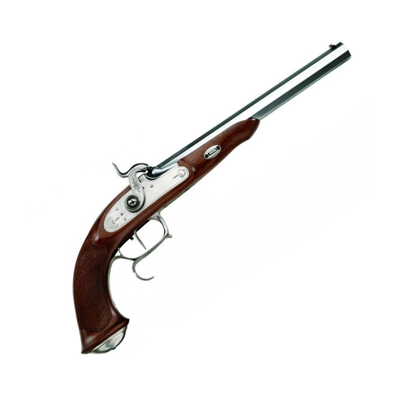 Pistolet à poudre noire Davide Pedersoli Lepage target standard à percussion