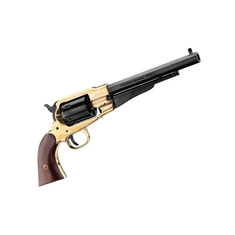 Revolver Pietta 1858 Rm acier laiton bronzé gravé - Cal. 44