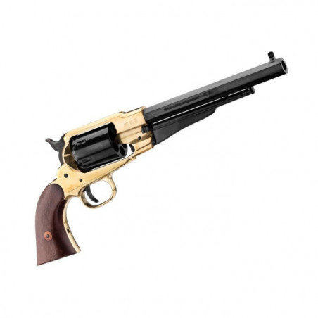 Revolver Pietta 1858 Rm acier laiton bronzé gravé - Cal. 44