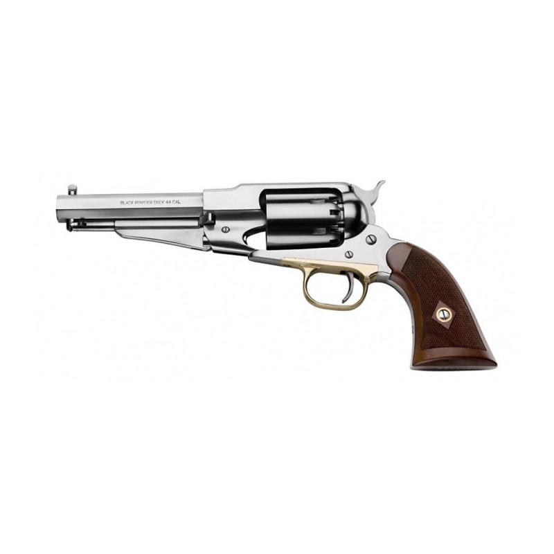Revolver Pietta 1858 Rm inox Sheriff quadrillée - Cal. 44