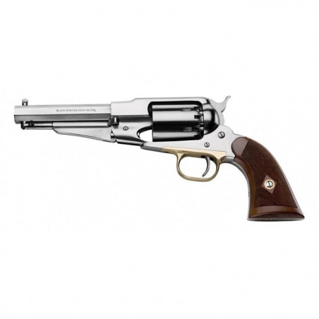 Revolver Pietta 1858 Rm inox Sheriff quadrillée - Cal. 44