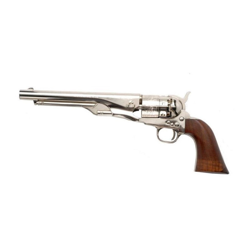 Revolver Pietta 1860 Army acier Nickelé - Cal. 44