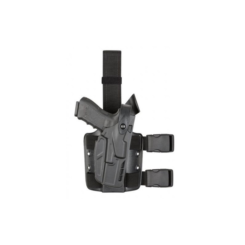 Etui Safariland Mod 7004 7TS SLS Glock 19/23 M All Gen - Kir QLS - Safariseven Noir