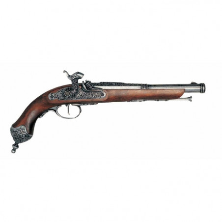 Réplique décorative Denix D'une paire de pistolets de duel Italien à poudre noire