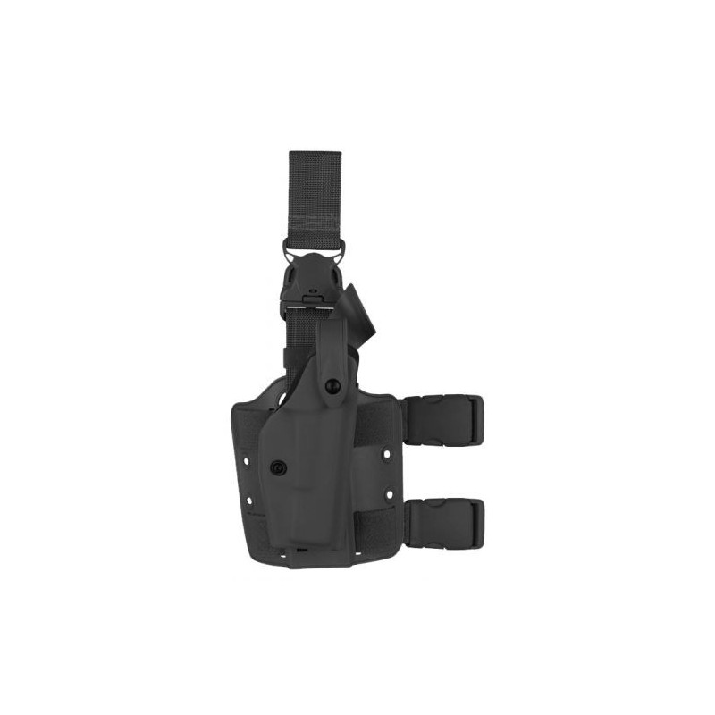 Etui Tactique Safariland Mod 6005 SLS Taser X2 STX TAC - Simple Sangle / Noir