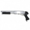 Fusil à Pompe 6mm S&T ST870 Short Ressort Silver