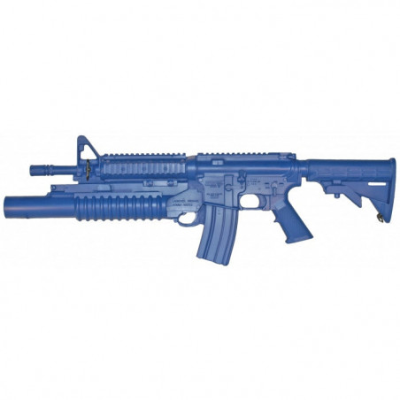 Fusil factice Blueguns Colt M4 Commando Flat Top W /FWD Rail Lanceur M203