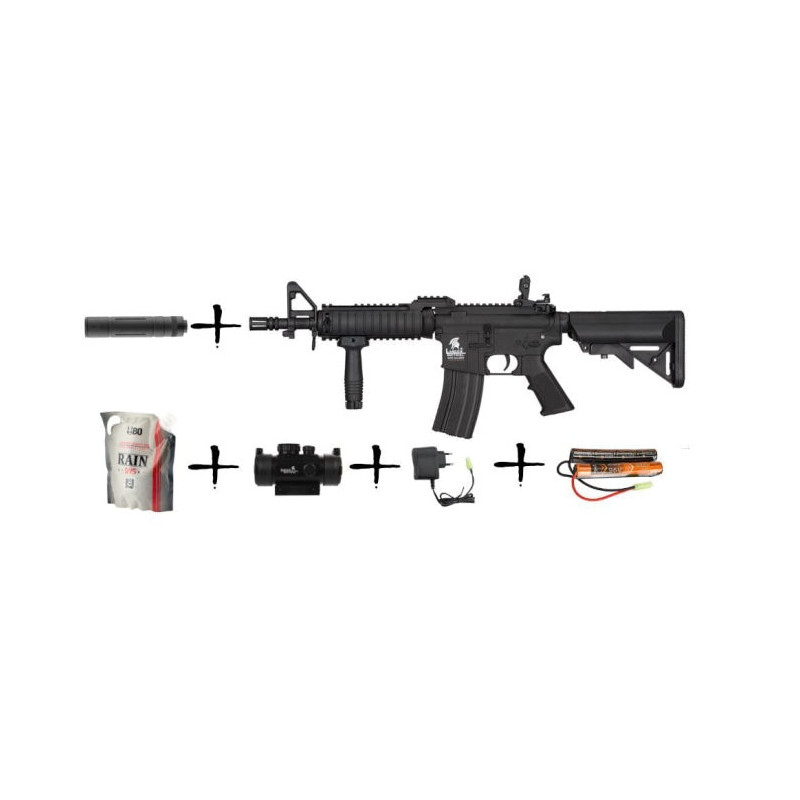 Pack Noël Réplique AEG point rouge silencieux - 1 J