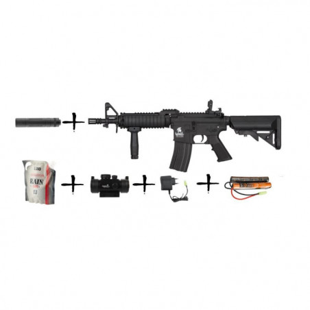 Pack Noël Réplique AEG point rouge silencieux - 1 J