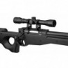 Pack sniper type AW308 lunette 4 x 32 bipied silencieux