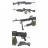 Réplique longue 6mm S&T M240 AEG