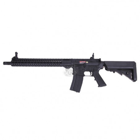 Réplique Longue 6mm S&T M4 SLIM KM 15'' Gaz Noir