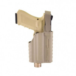 Holster rigide Nuprol pour replique g17 avec lampe