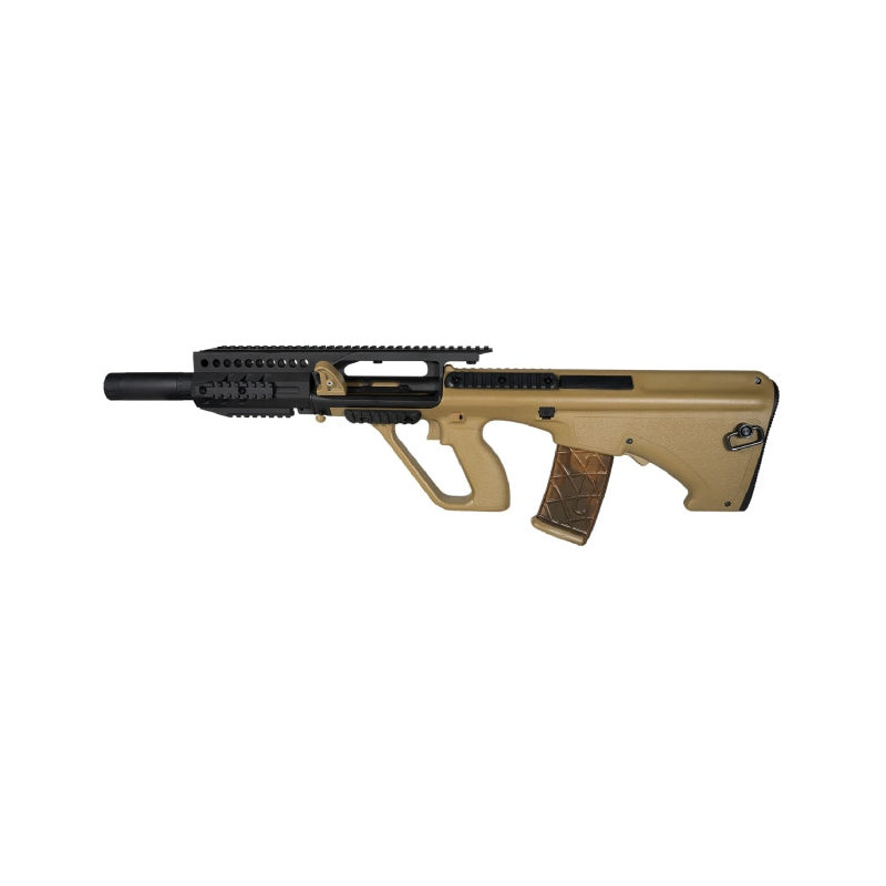 Réplique longue Army Armament ROG R905 Tactical model full RIS silencer long barrel AEG
