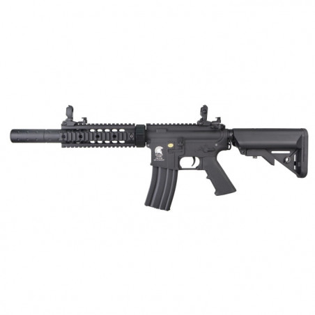 Réplique Longue Smart Team - M4 CQB 9"FFSD G3 AEG Noir Métal