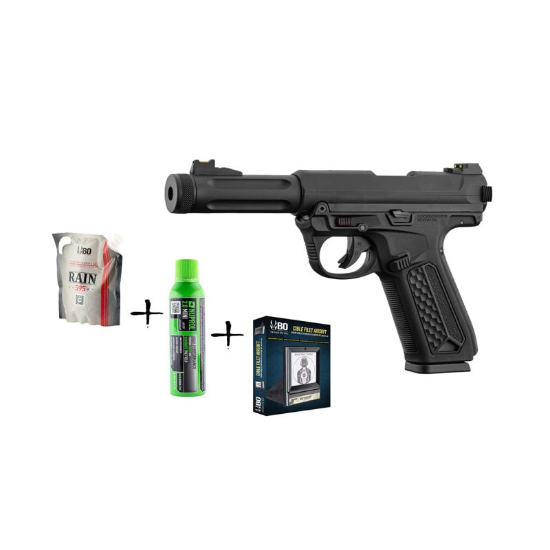 Pack Noël Réplique Action Army GBB AAP01 Billes Cibles Gaz - 1 J