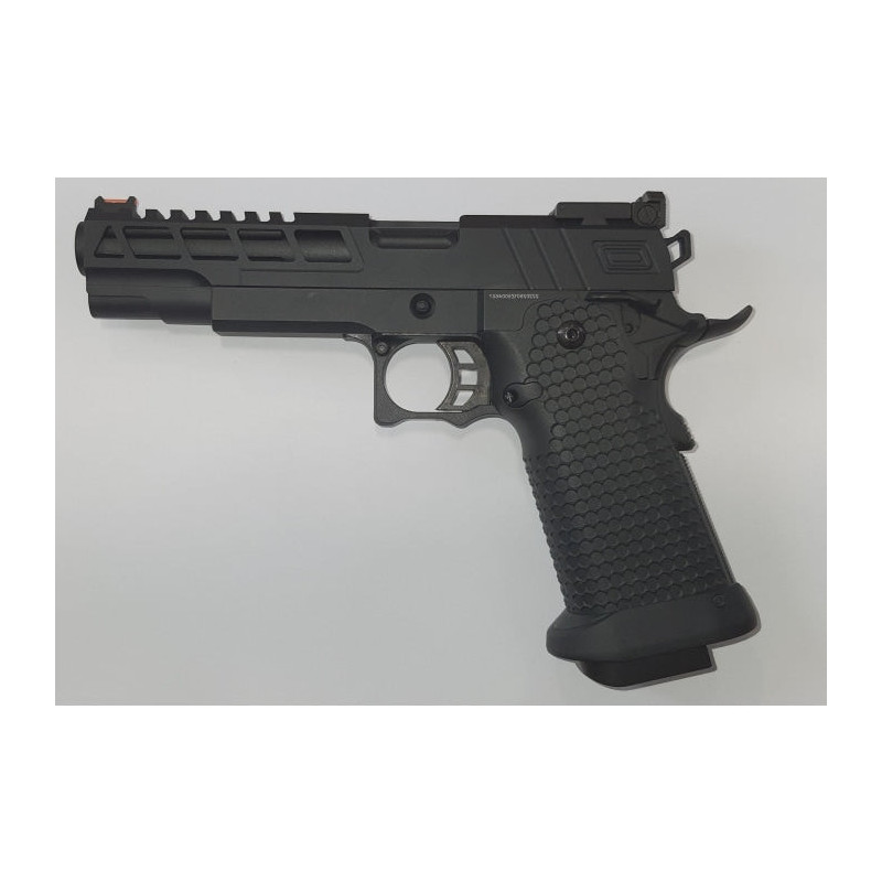 Pistolet Golden Eagle GE Capa Gaz Twisted Noir - Cal. 6mm