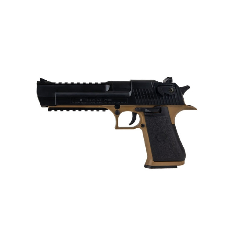 Réplique de poing Desert Eagle 50AE Spring Dual tone (livré avec 80BBs) 0.3J /C6