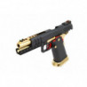 Réplique GBB HX2032 SEMI / FULL AUTO Noir & Or gaz 1.0J