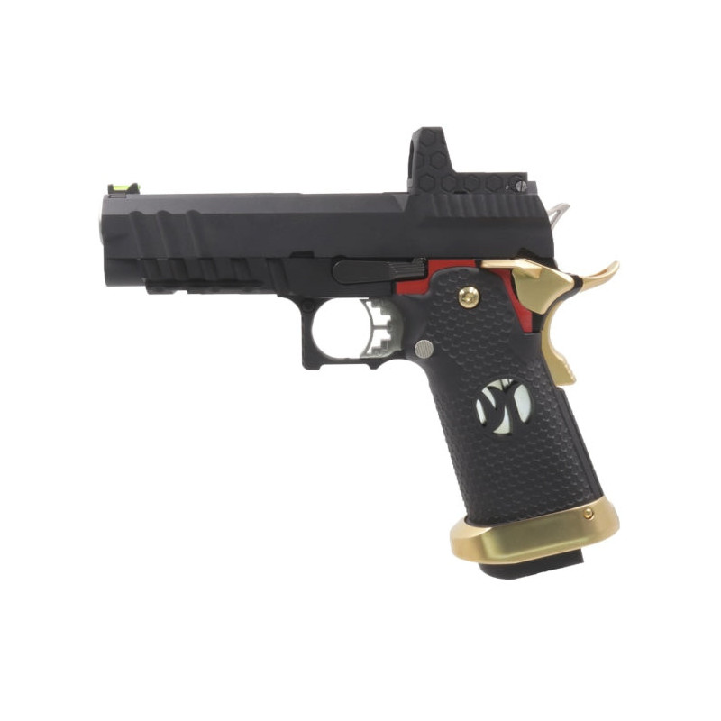 Réplique GBB HX2601 gaz avec red-dot factice