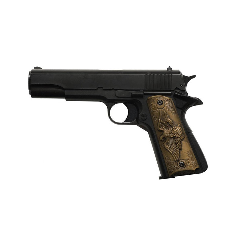 Réplique HFC-GNB Gaz 1911 0,5J noir et bois