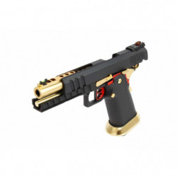 Réplique HX2002 FULL BLACK & GOLD gaz GBB