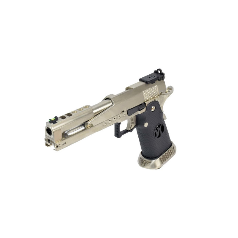 Réplique HX2201 IPSC split silver gaz GBB